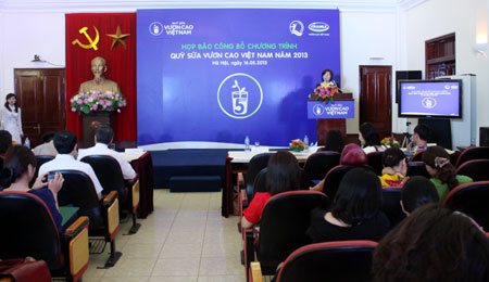 โครงการกองทุนนมเวียดนามก้าวรุดหน้าไปปี 2013